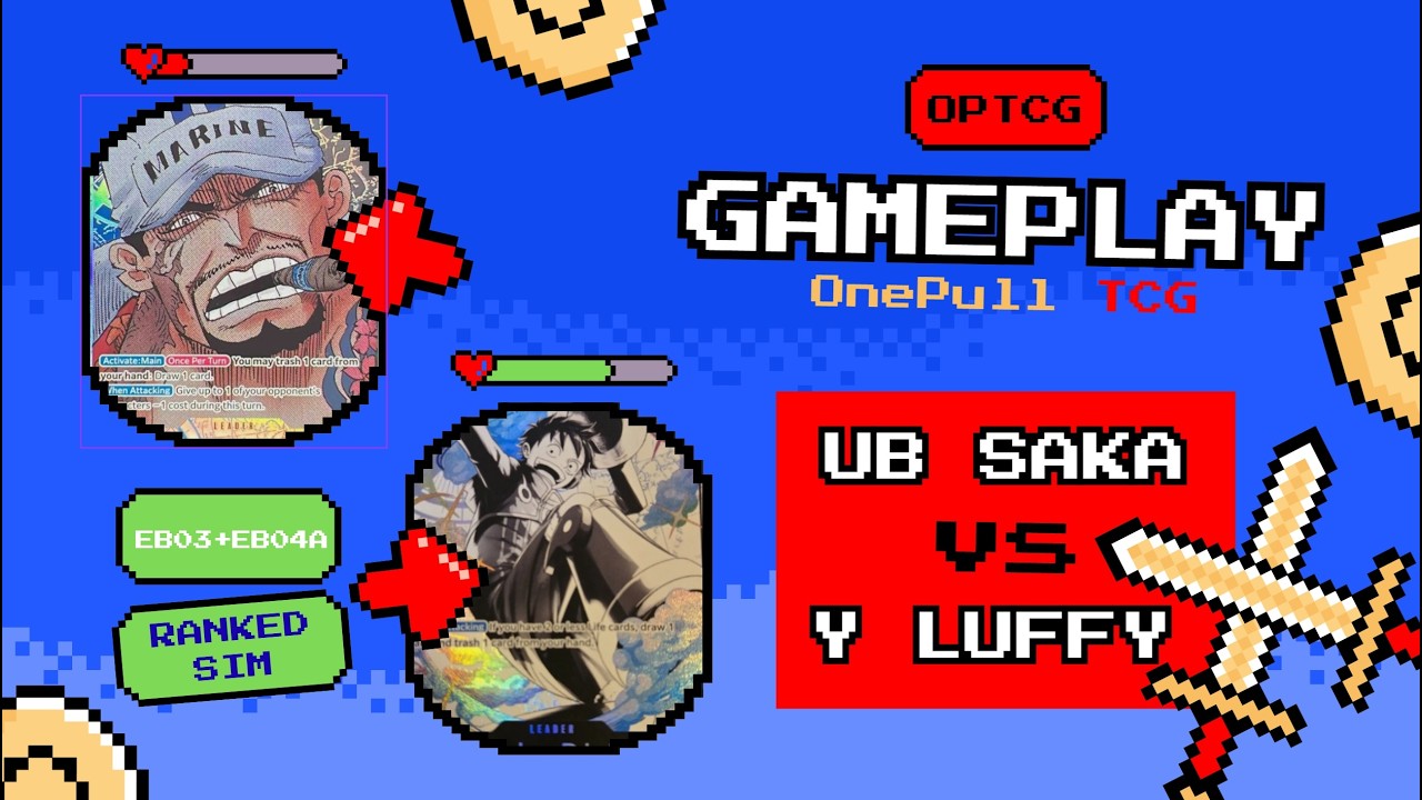 OP14+EB03+EB04a UB Sakazuki Vs ST29 Y Luffy