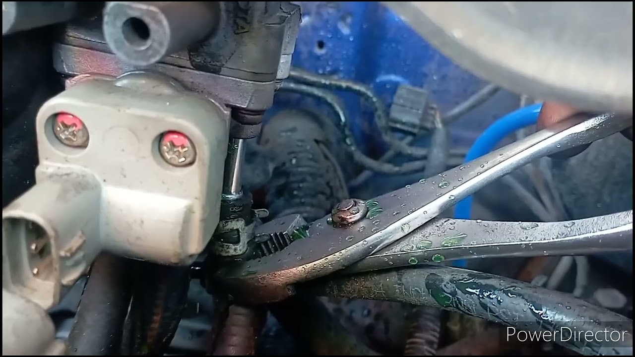 GLI FROM Q.C. IDLE ISSUE, REP. NEW IACV NOT WORKING.