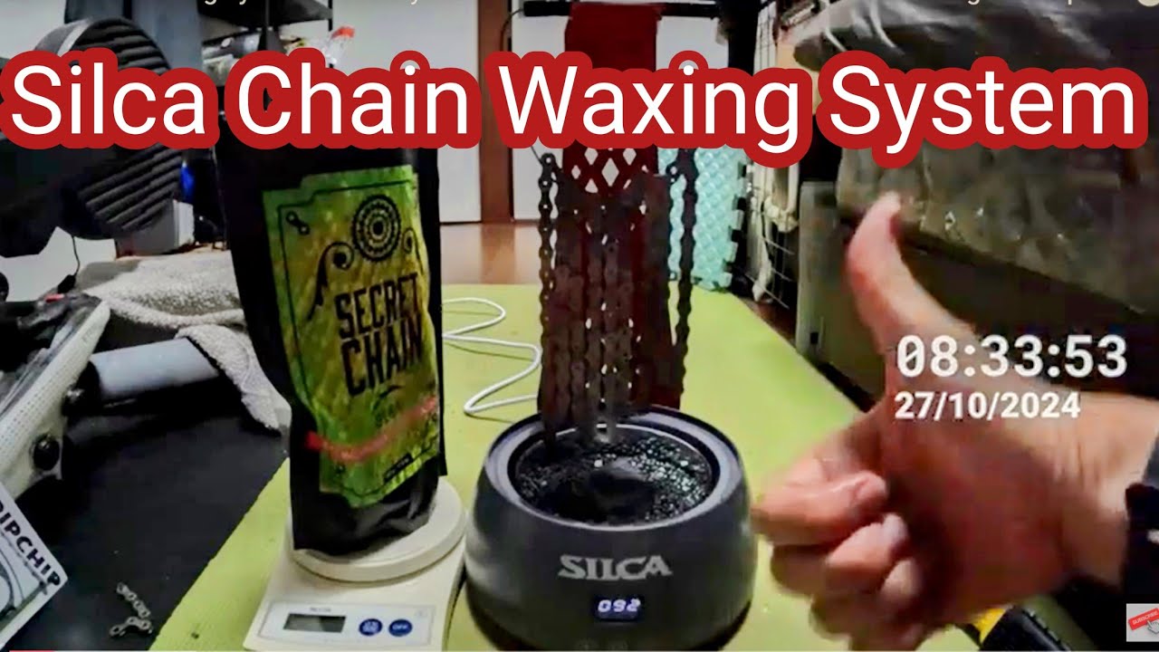 How to hot wax your bicycle chain (factory) & used chain in 1.5h with the SILCA Chain Waxing System