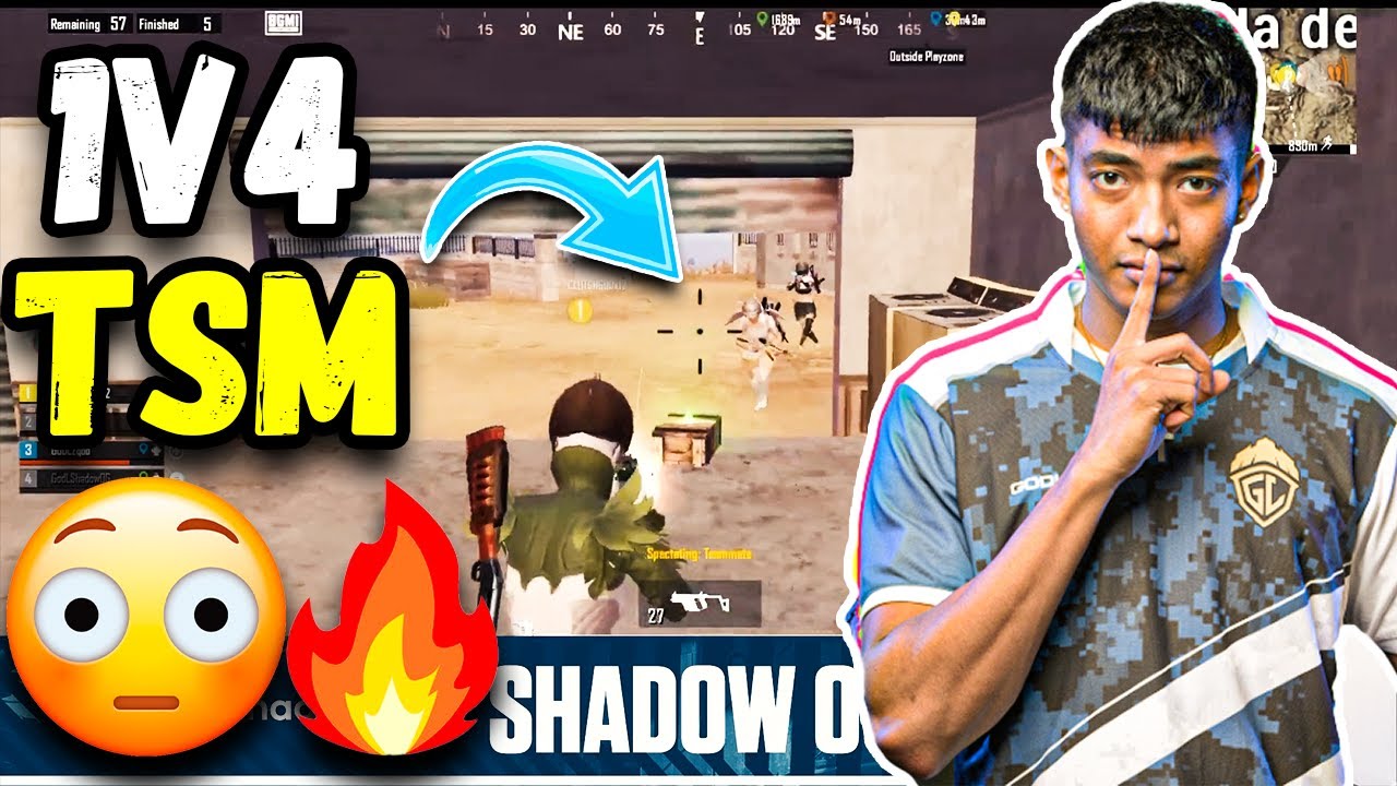 🥵Clutchgod 1v4 TSM...Pure 1v7 | Everyone Shocked😱