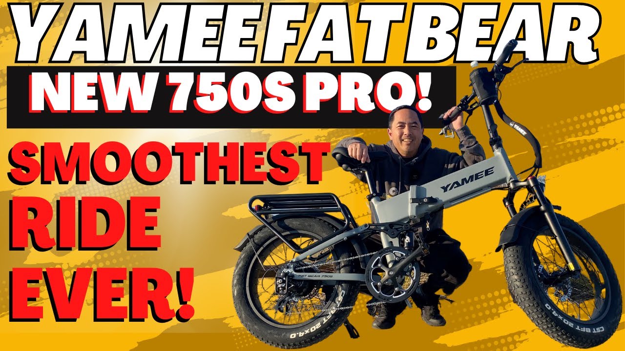 NEW! Yamee Fat Bear 750s Pro -Smoothest Ride I've Had Yet! A Full Suspension Folding Fat Tire Ebike!