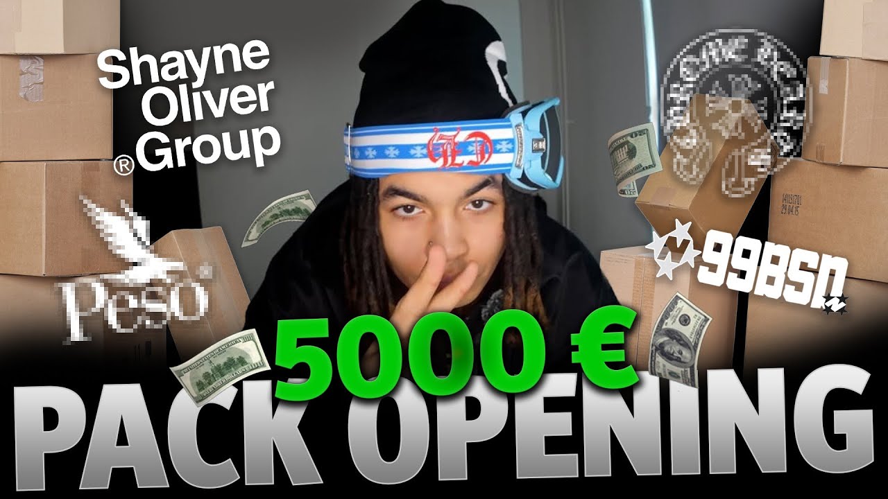 5000€ FASHION PACK OPENING 💸😱 CHROME HEARTS, SHAYNE OLIVER, JERA, PESO... 👕
