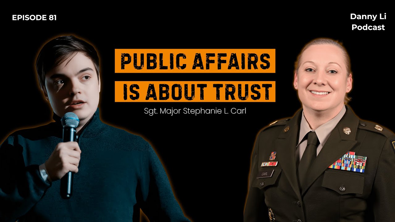 What Does U.S. Army Public Affairs Really Do? | Sgt. Major Stephanie L. Carl | Ep. 81