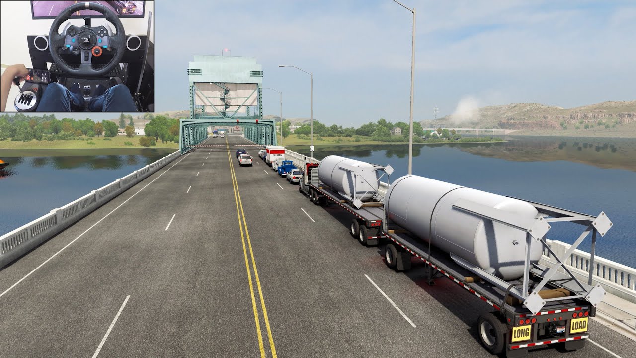 Western Star 49X - American Truck Simulator | Logitech g29 gameplay