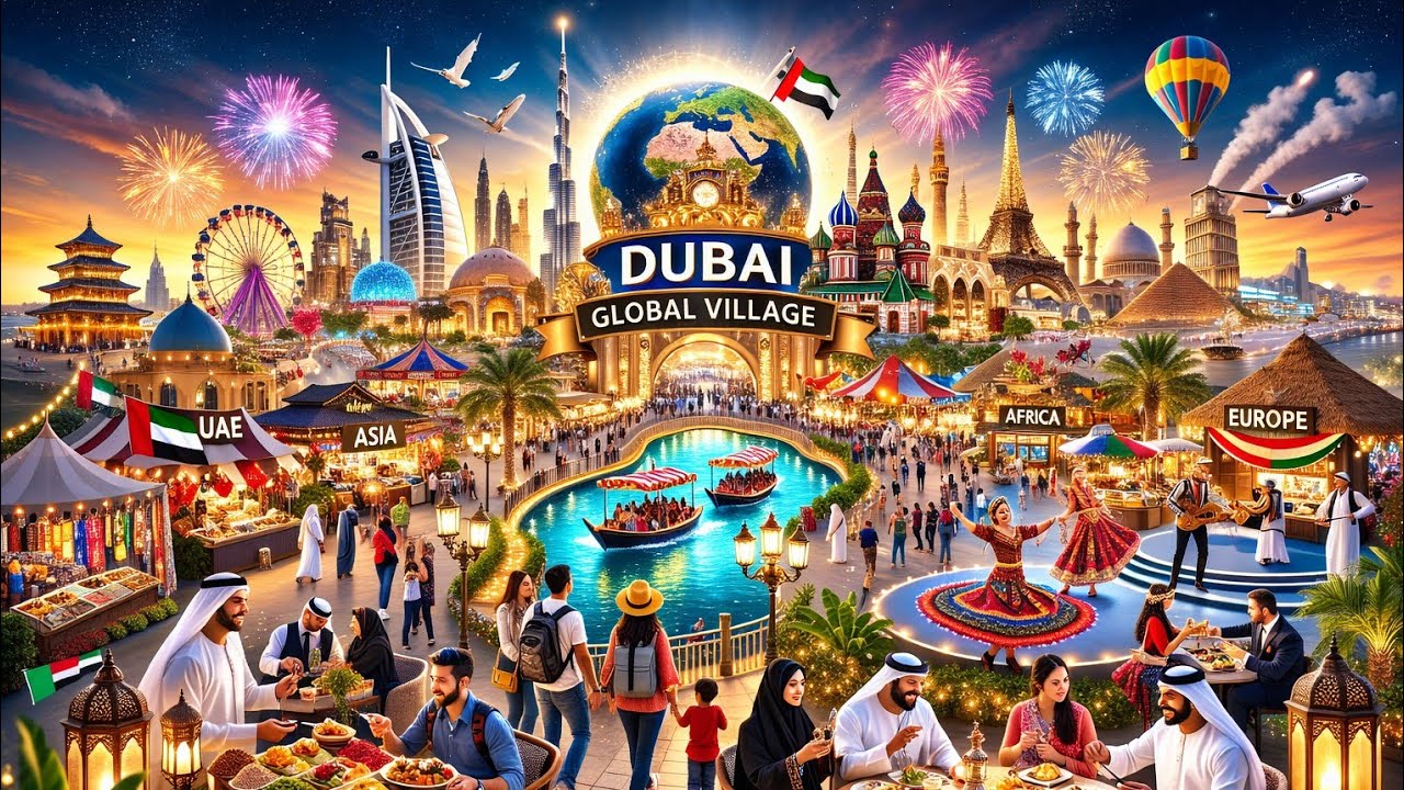 Global village Dubai | tourist place|. #dubai 