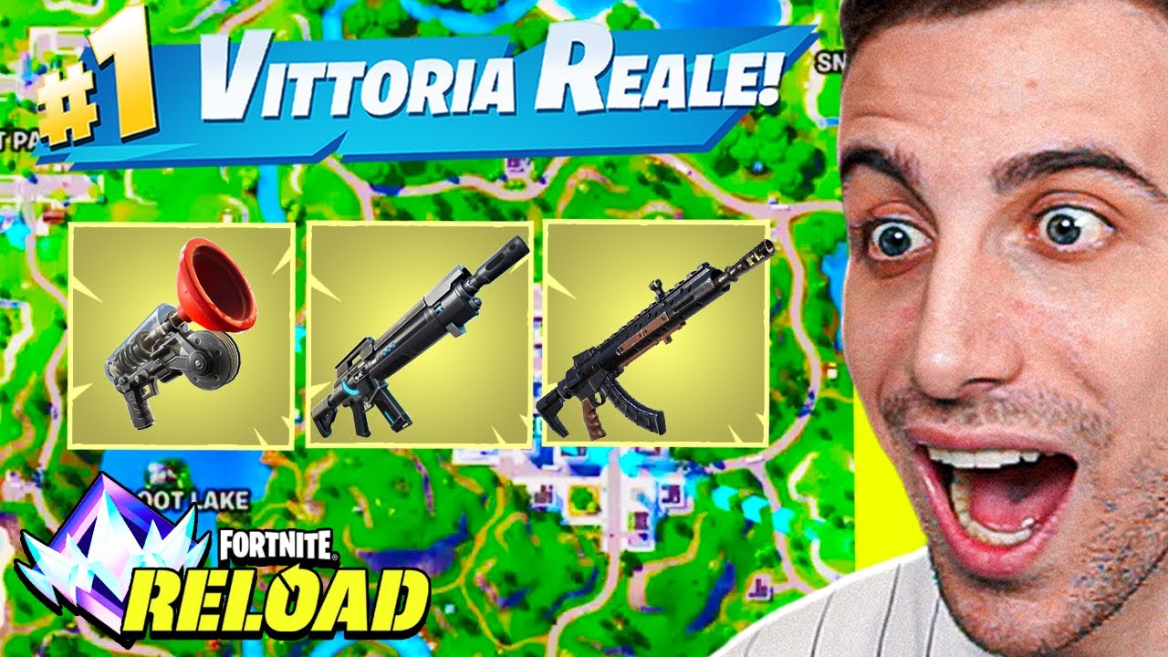 Gioco con TANTE Armi MITICHE in UNREAL Ranked Reload! Fortnite ITA!