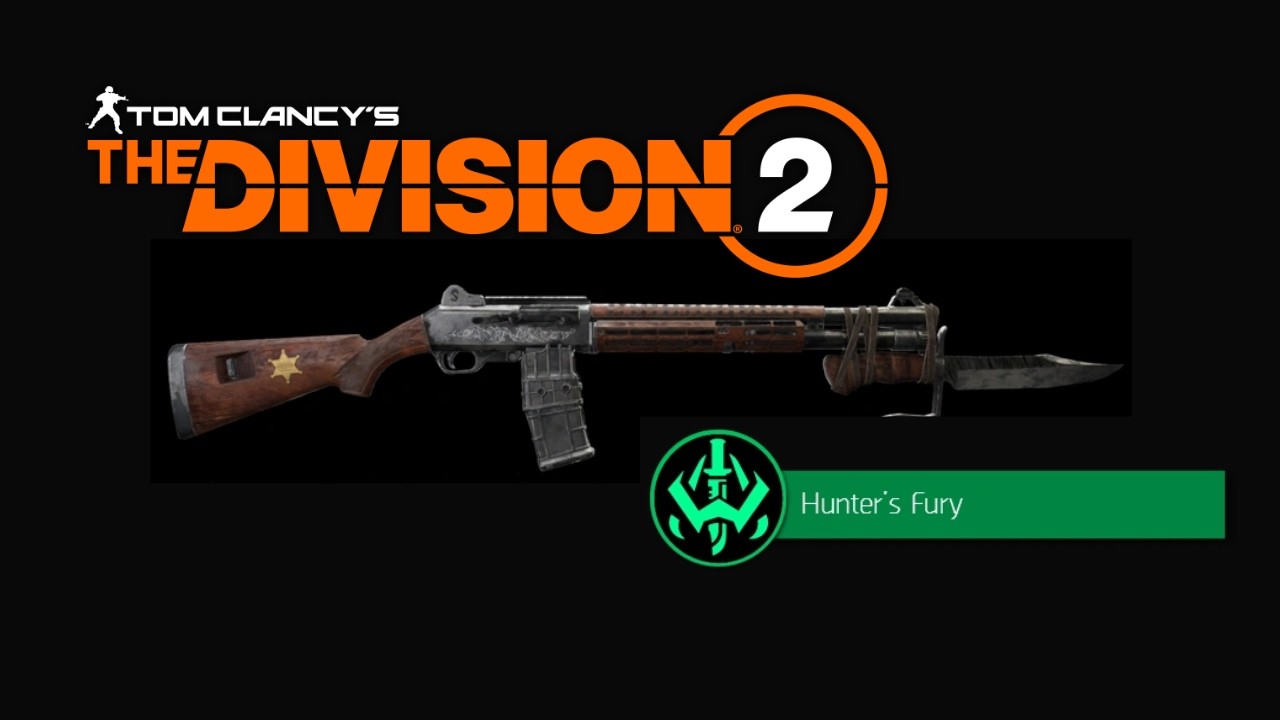 The Division 2   |  Sheriff Exotic Shotgun