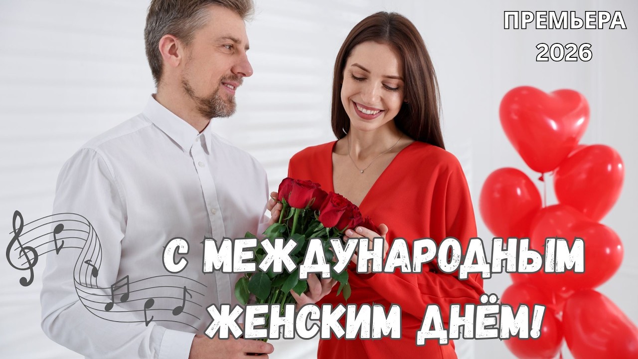 КРАСИВАЯ ПЕСНЯ 🌷 С МЕЖДУНАРОДНЫМ ЖЕНСКИМ ДНЁМ! | Душевное поздравление для женщин | ПРЕМЬЕРА 2026