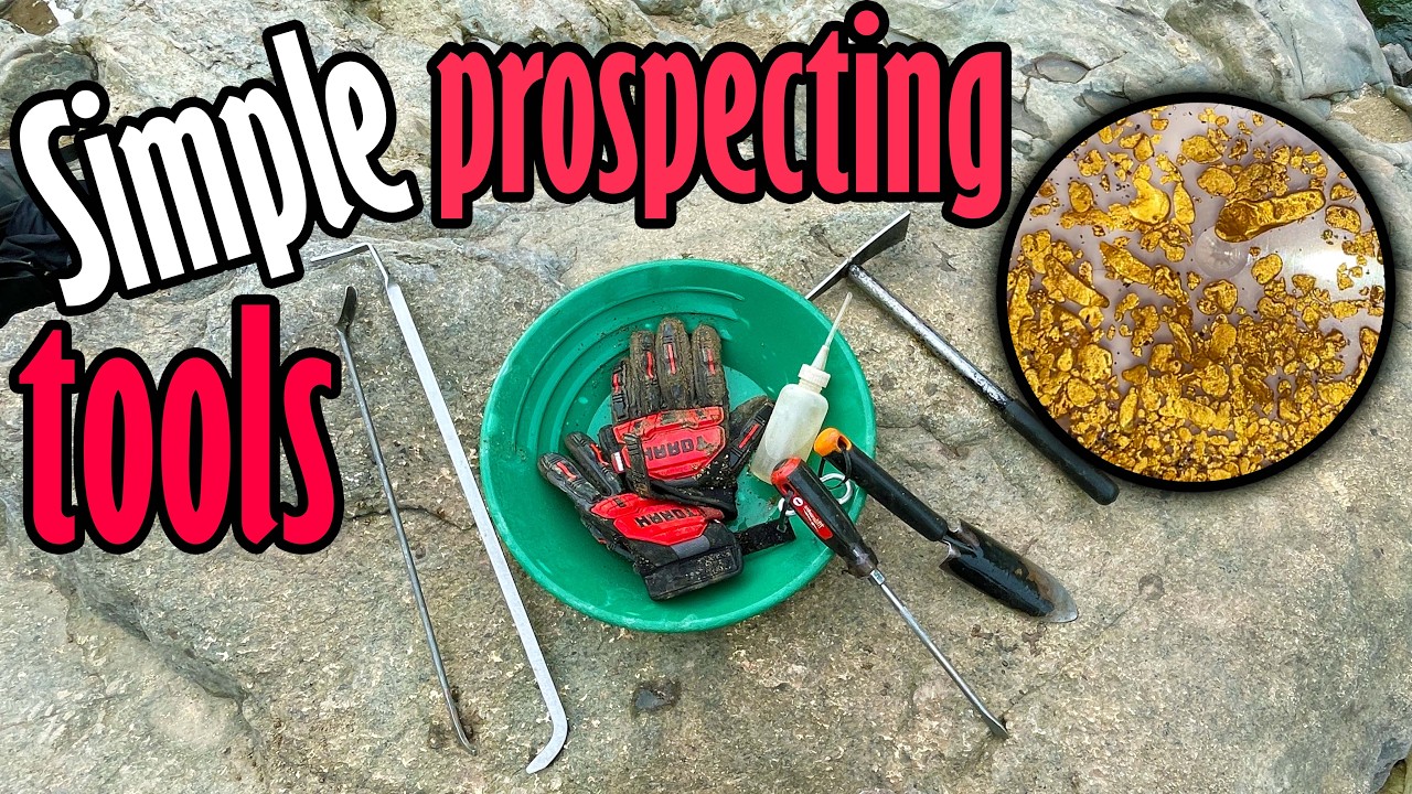 Can you find Gold using simple hand tools?