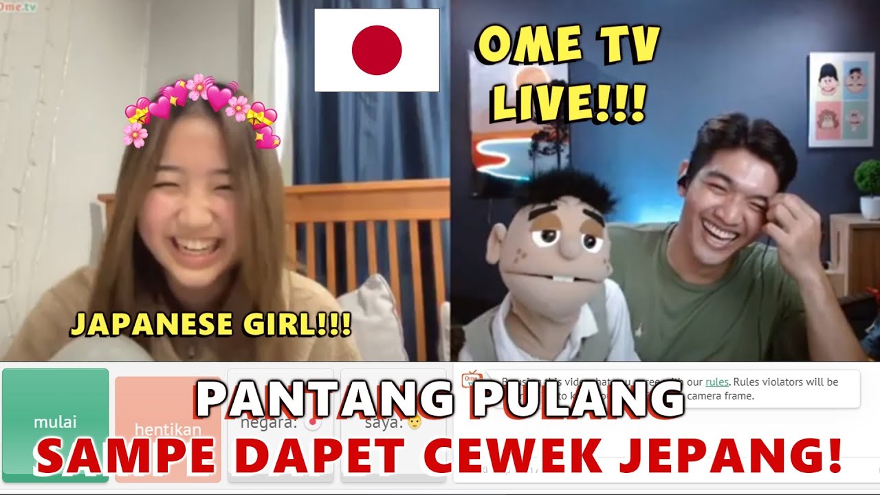PERTAMA KALI KETEMU CEWEK JEPANG DI OME TV, KU SIAP BERHENTI MAIN HATI!!! |  OME TV LIVE STREAM
