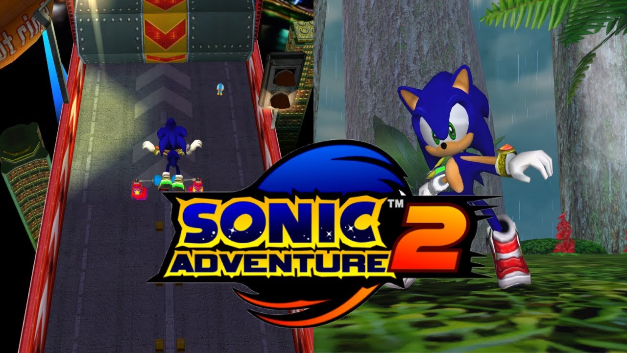 Sonic Adventure 2 - Sonic in Shadow's Stages