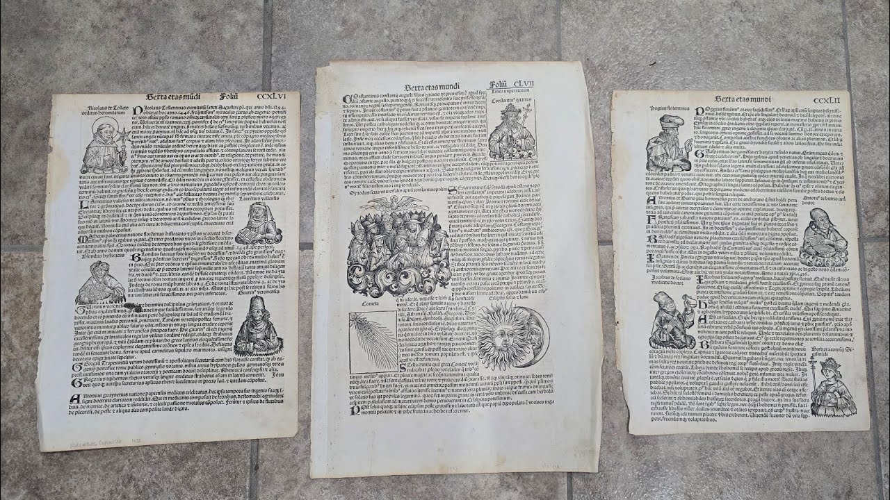 Листы из книги 532-летней давности — Нюрнбергская хроника