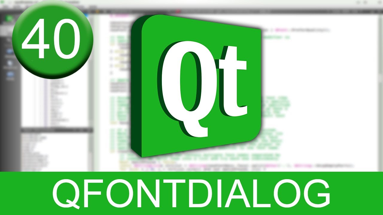 Tutorial Qt Creator - QFontDialog