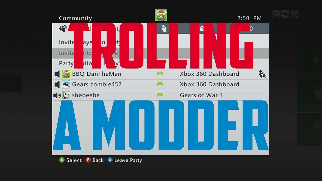 Trolling a Modder on Xbox Live!