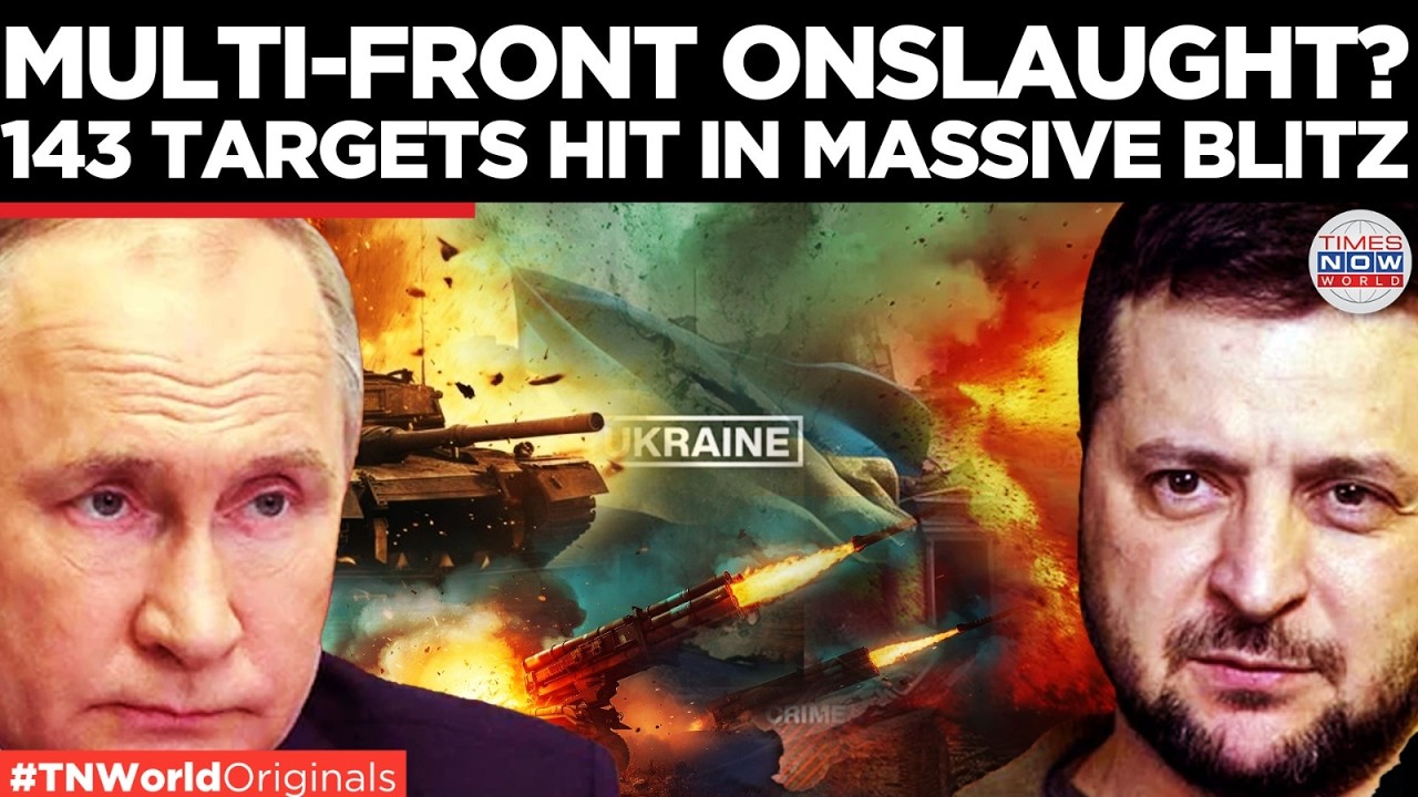 RUSSIA UNLEASHES DRONE BLITZ: 345 UAVs destroyed as multi-front Ukraine war explode