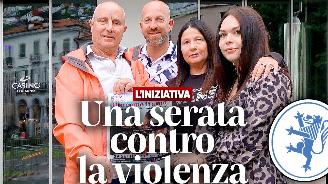 Dal palco del Teatro di Locarno, una serata contro la violenza