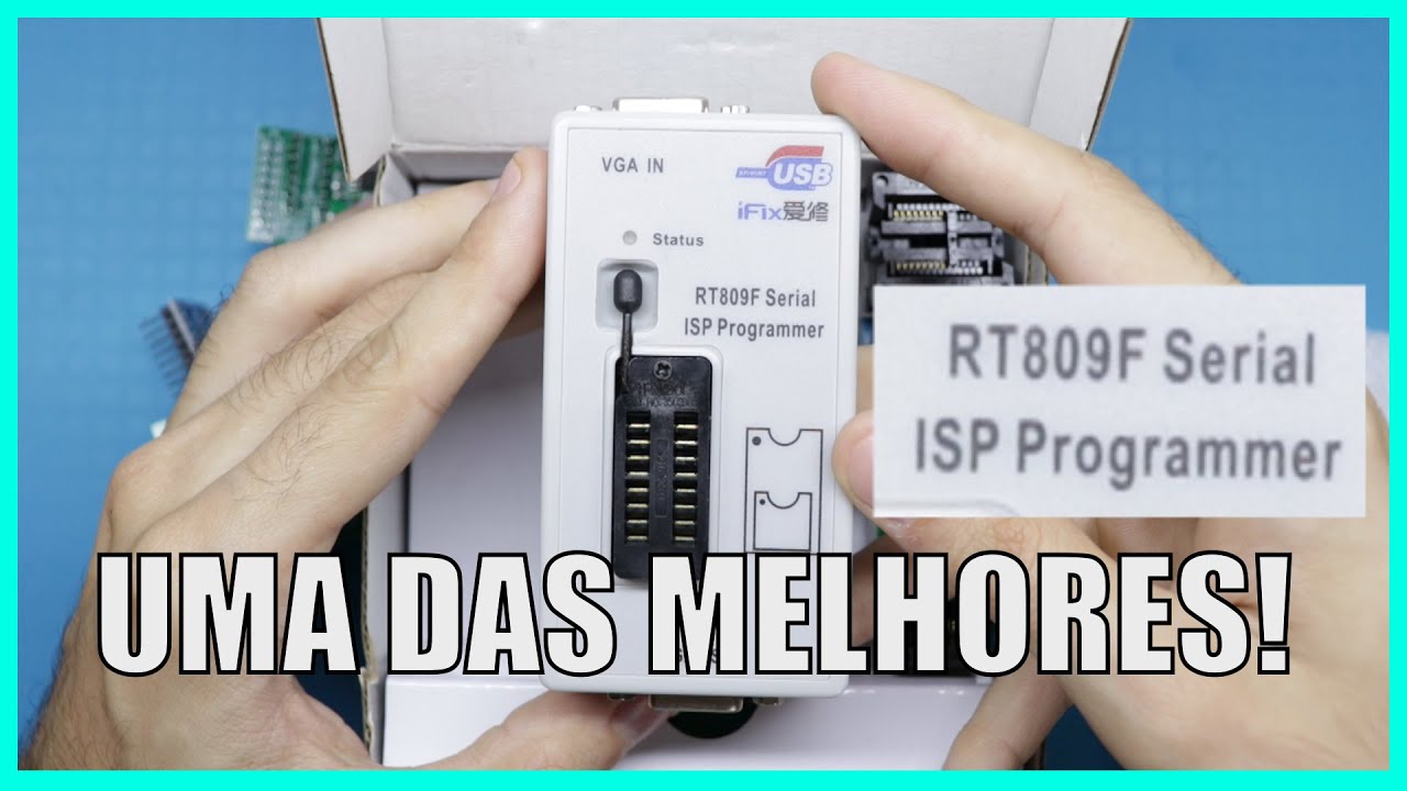 A GRAVADORA QUE VOCÊ PRECISA - RT809F review, Como gravar bios!