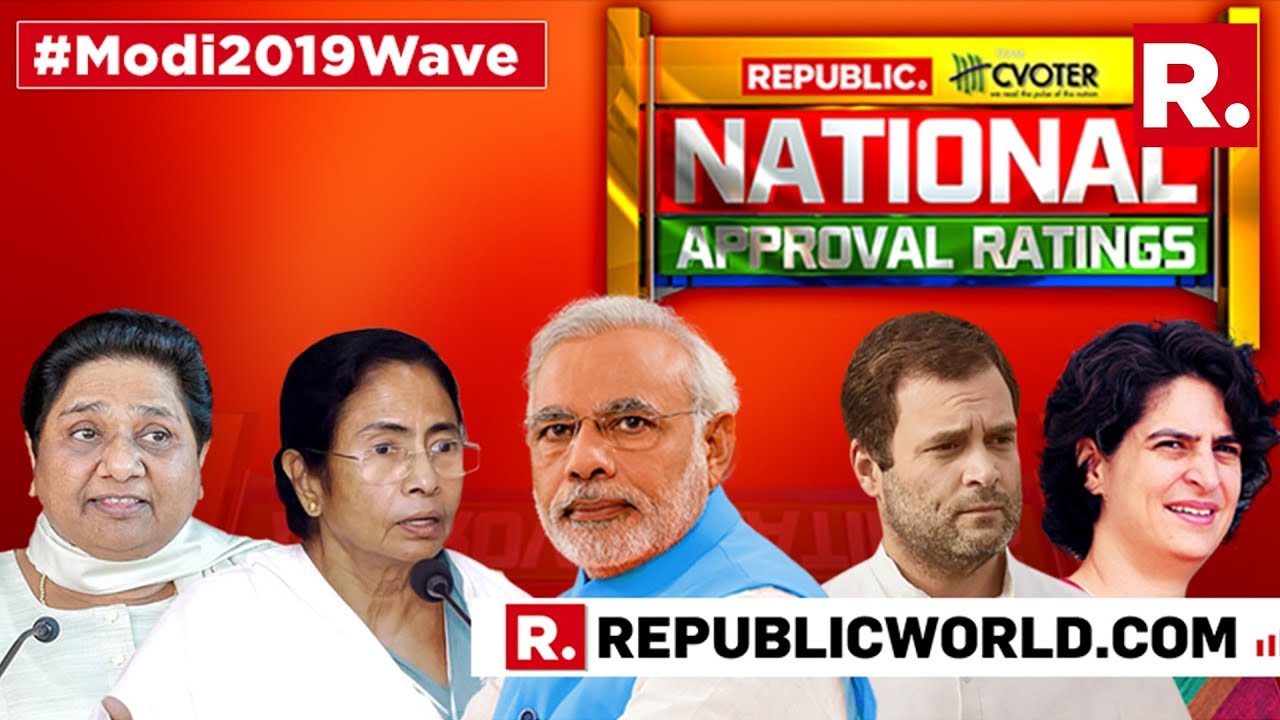 National Approval Ratings: Astounding Results Of Cvoter Survey | #Modi2019Wave