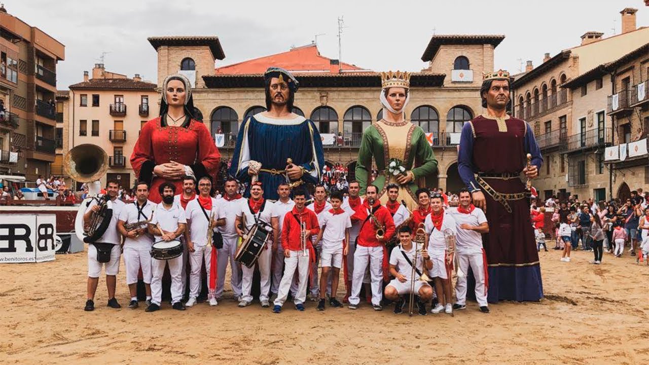 Despedida de los Gigantes. Gigantes de Viana - Fiestas de Septiembre 2019