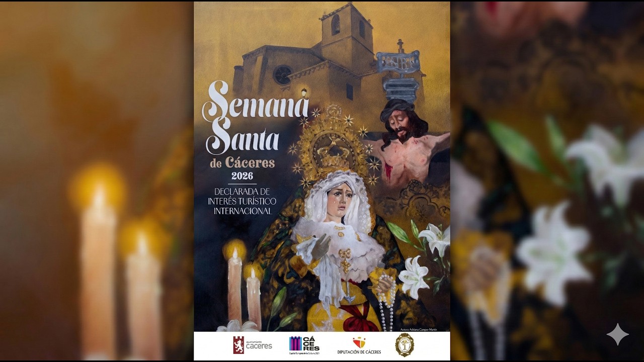 Presentación subtitulada de la Semana Santa de Cáceres 07/03/2026