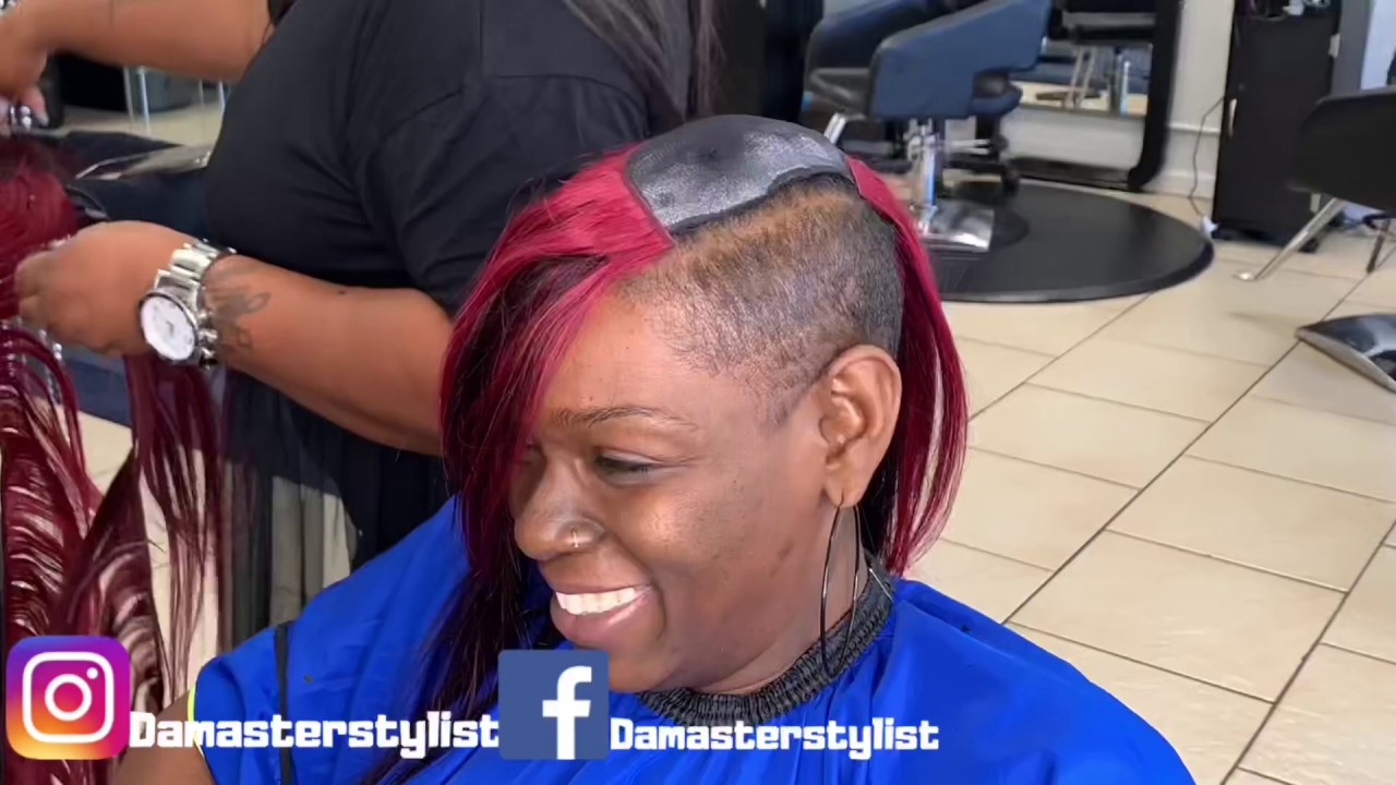 Half Bob using ghost bond| Partial quick weave