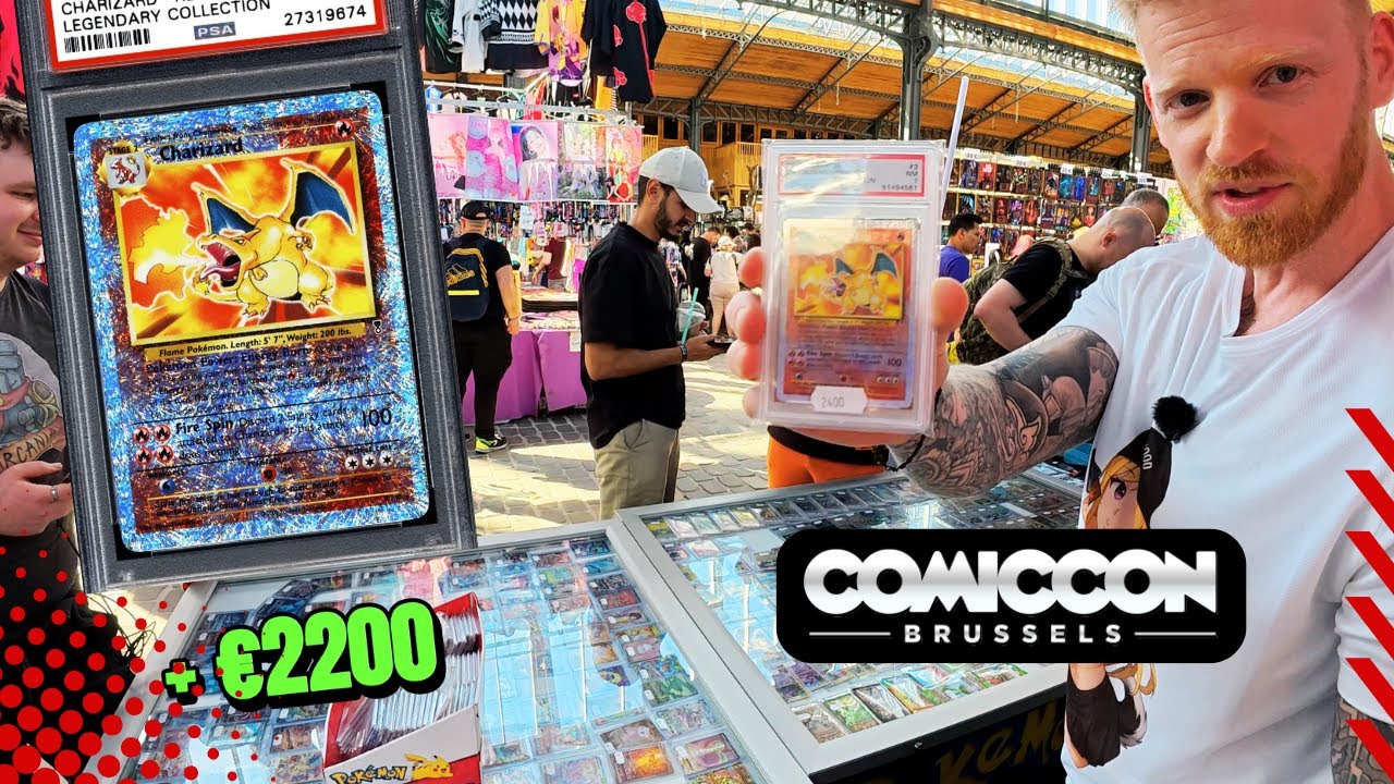 Charizard Legendary Collection, Vendor POV Eastwood TCG I Comic Con Brussel 10-05-25 Dag 1