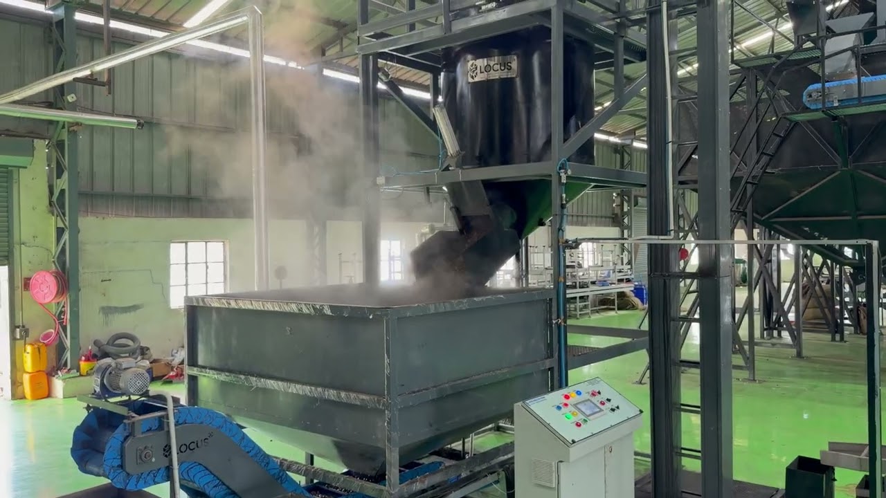 Locus Raw Cashew Cooker 1,200 kg fully automatic