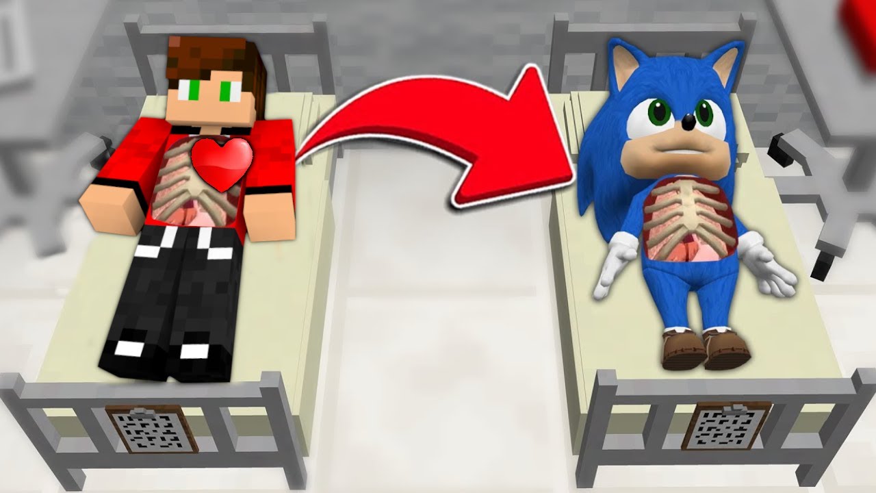 ODDAŁEM SWOJE SERCE BABY SONIC ABY URATOWAĆ GO w Minecraft!