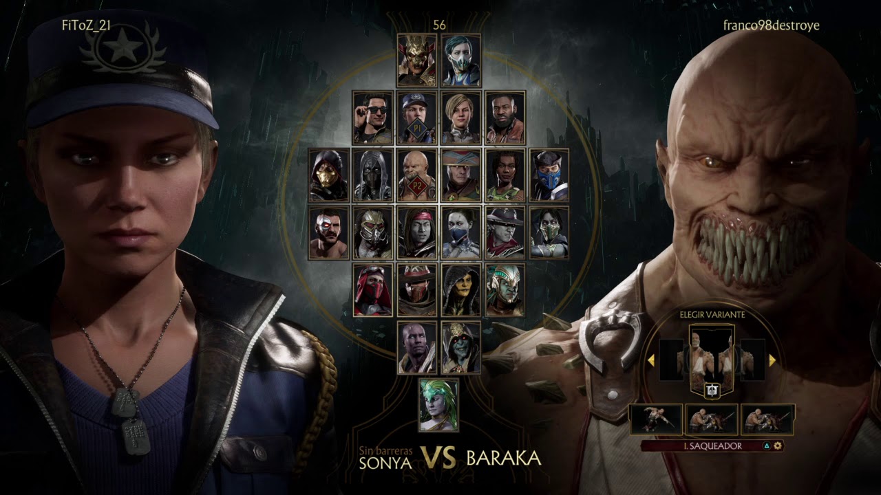 Torneo Internacional de Mortal Kombat 11 - franco98destroye Vs FiToZ_21 - Ranked Tournament