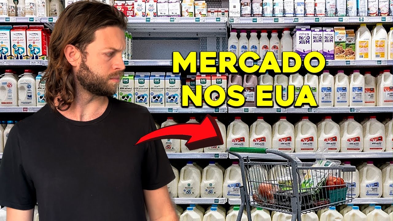 Tour em um mercado nos EUA