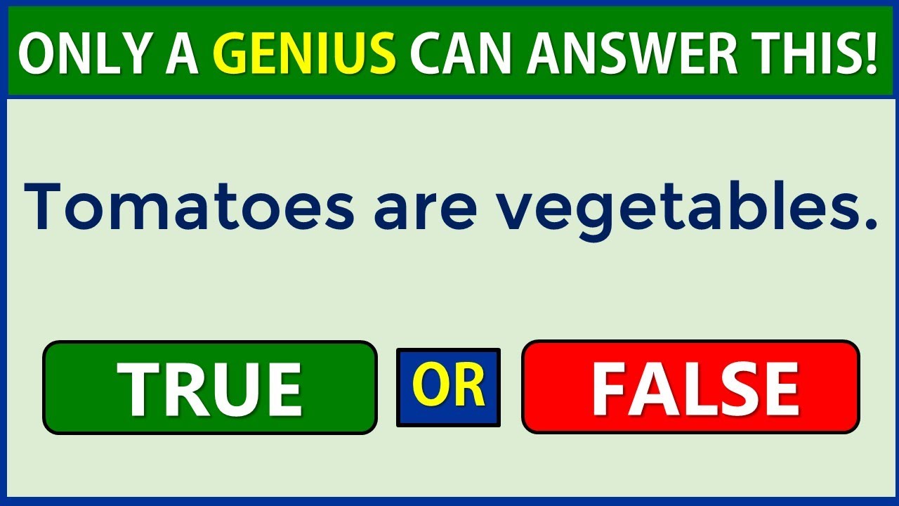 True or False Quiz | Test Your Knowledge with These 30 Surprising Facts! #challenge 8