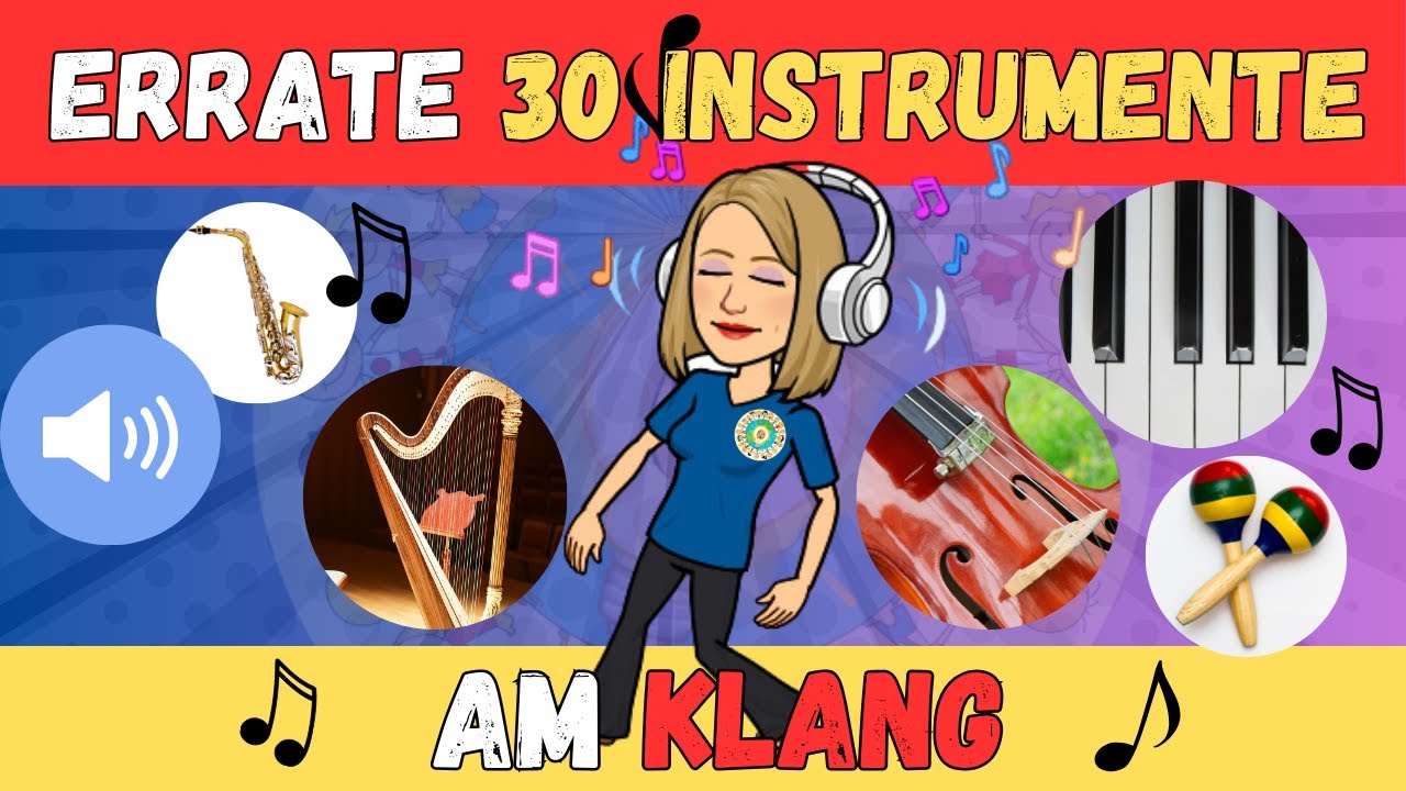 Errate 30 INSTRUMENTE an ihrem KLANG! Instrumenten-Quiz Nr. 2