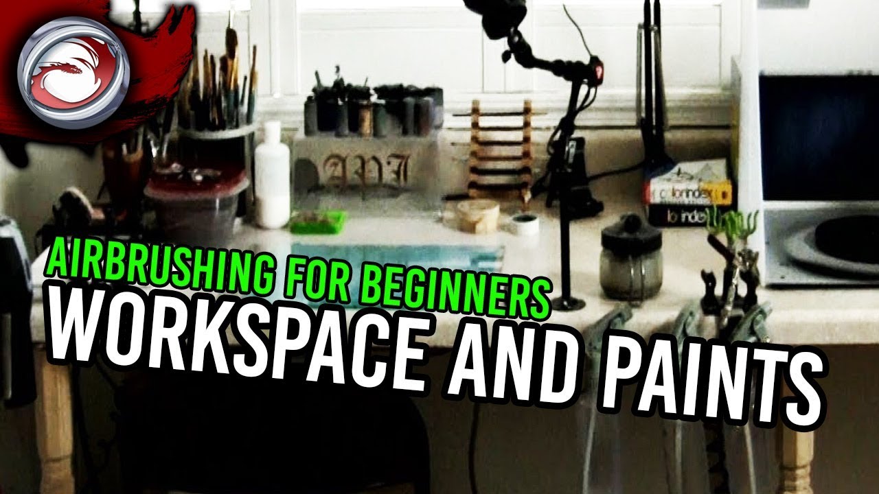 Airbrushing for Beginners #2: Workspace and Paints