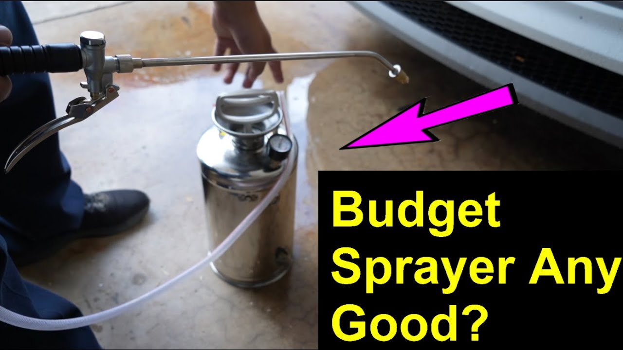TEST/REVIEW Vevor Happybuy 1.5 Gal Stainless Steel Sprayer
