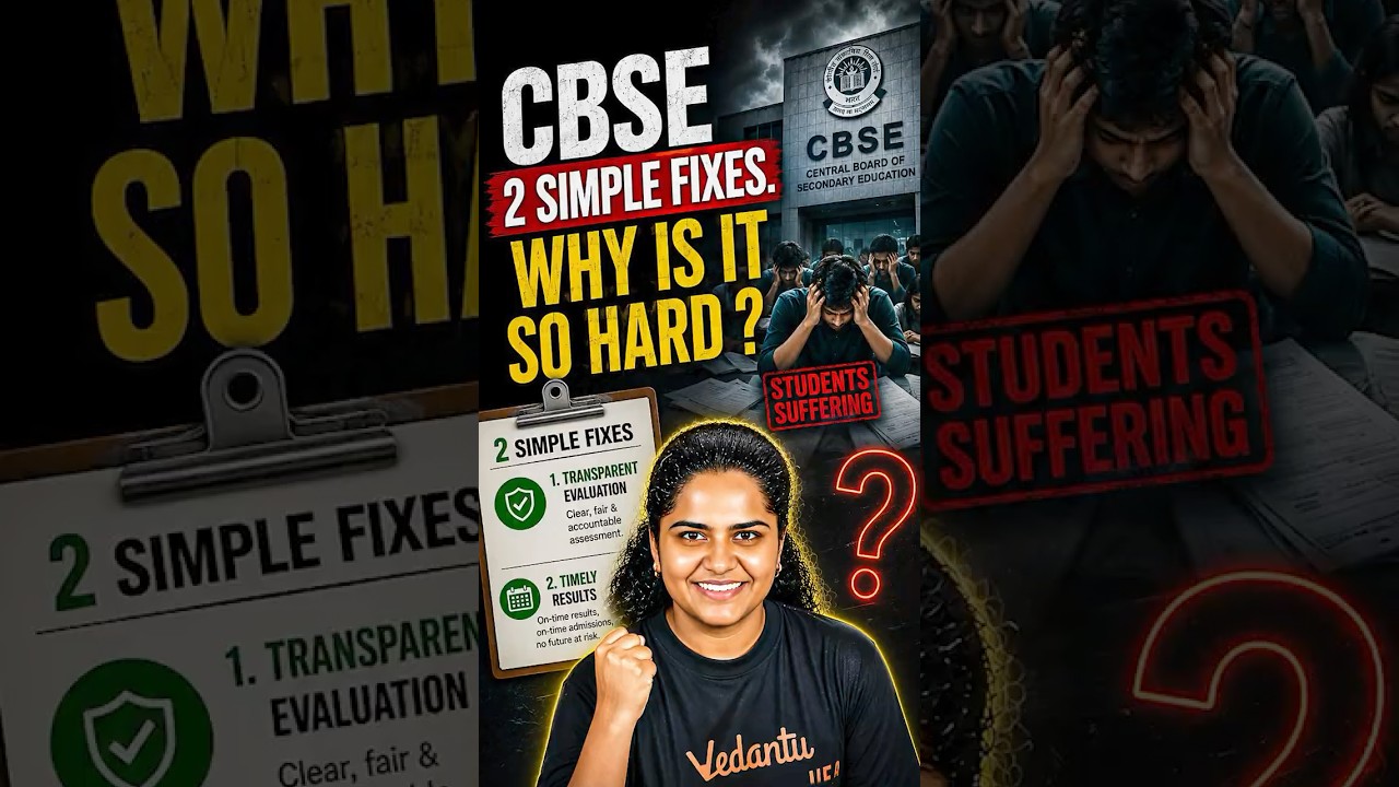 CBSE: 2 Simple Fixes. Why Is It So Hard?! 🤬🚨 #shorts #vedantu