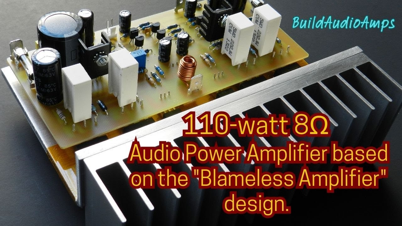 A 110-watt at 8Ω Audio Power Amplifier based on 