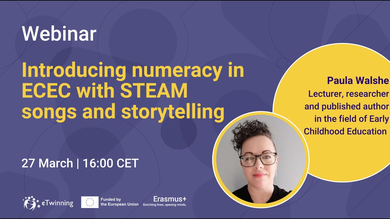 European Commission webinar: Introducing numeracy in ECEC with STEAM songs and storytelling