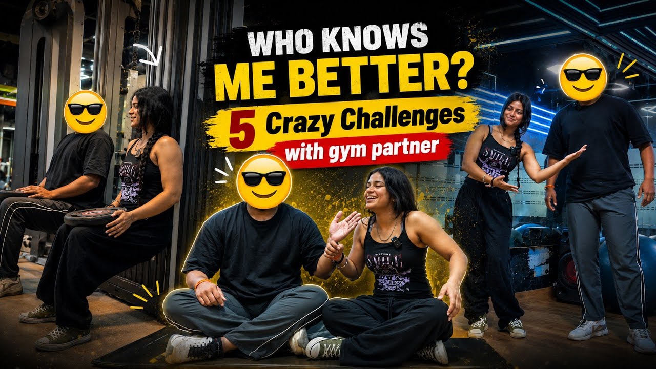 Aaj Pata Chal Jayega! 😈 | 5 Crazy Challenges with My Gym Partner