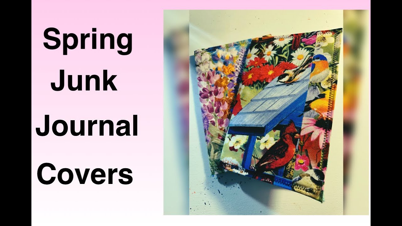 Craft With Me | Journal Covers For Spring Journals