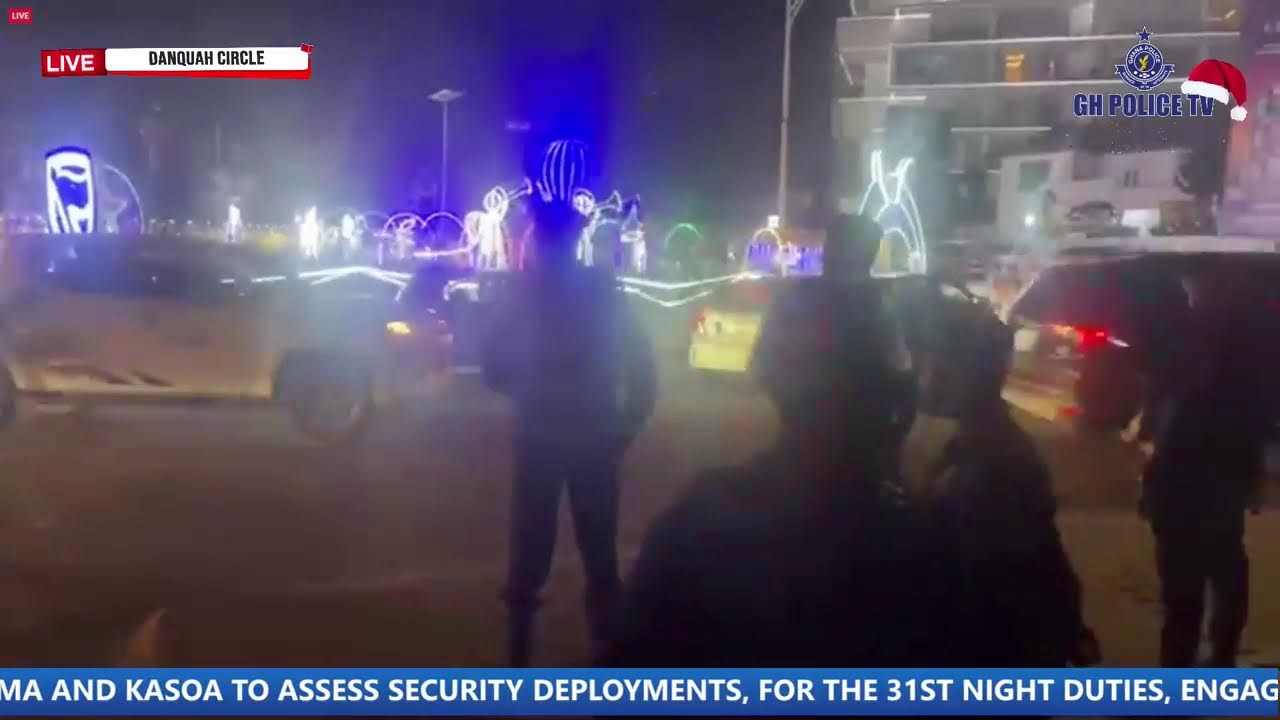 THE IGP AND POMAB  TOURS PRINCIPAL STREETS TO ASSESS SECURITY DEPLOYMENTS, FOR THE 31ST NIGHT DUTIES