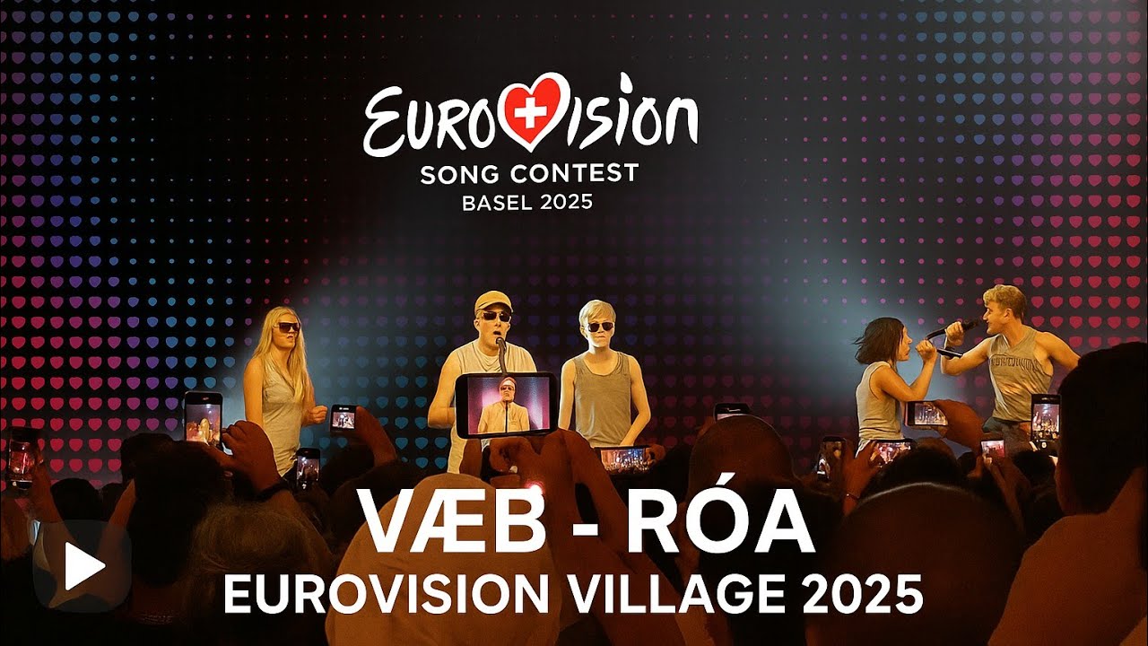 VÆB - Rôa (Island 2025) - 15.06.2025, Eurovision Village Basel