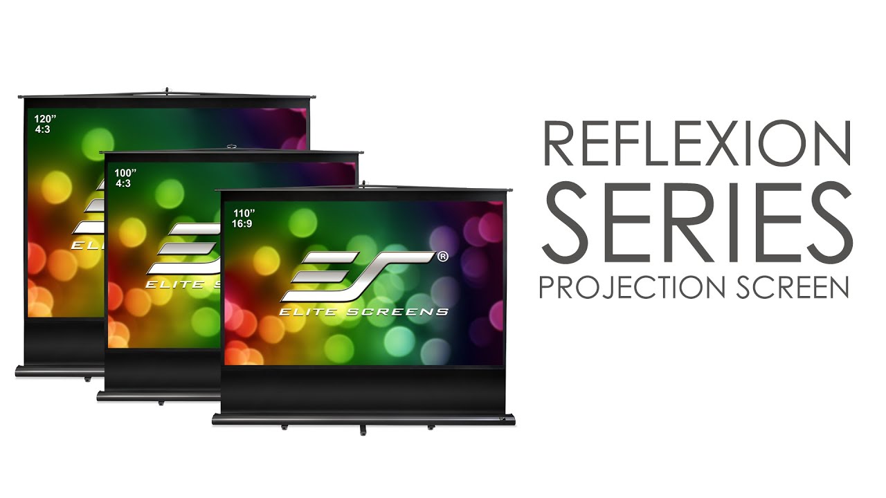 Elite Screens Reflexion Series Portable, 