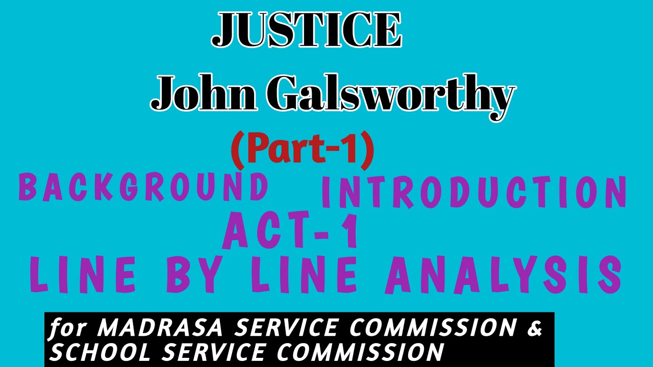 Justice(Part-1)//Introduction,Background, Act-1//for MADRASA and SLST exam
