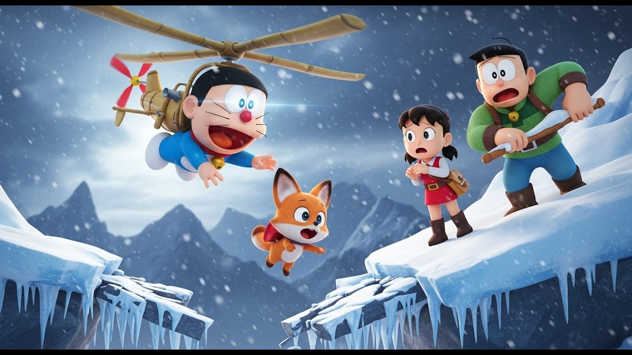 Doraemon Snow Mountain Rescue ❄️🐾 | New Adventure Story for Kids | 3D Cartoon Animation