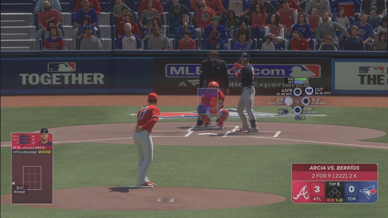 MLB The Show 25 Atlanta Braves vs Toronto Blue Jays (PS5)