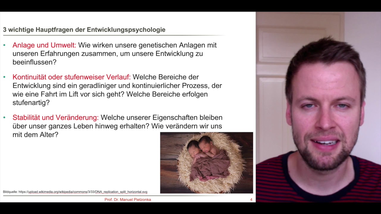 Entwicklungspsychologie 1- Gegenstandsbereich, Hauptfragen & eine Typologie von Entwicklungstheorien