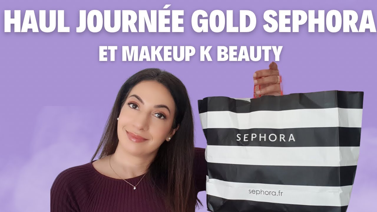 HAUL JOURNÉE GOLD SEPHORA ET MAKEUP KBEAUTY SUR YESSTYLE