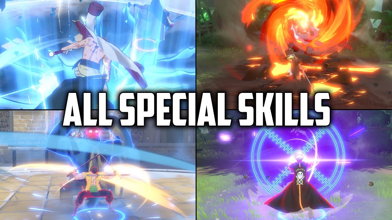 One Piece Fighting Path: All special skills (2K 60FPS)