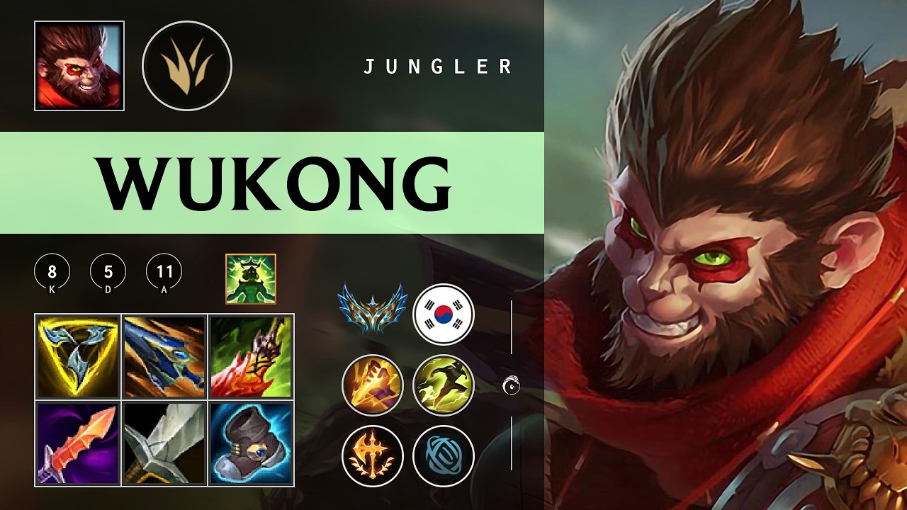 Wukong Jungle vs Jax - KR Challenger Patch 26.04