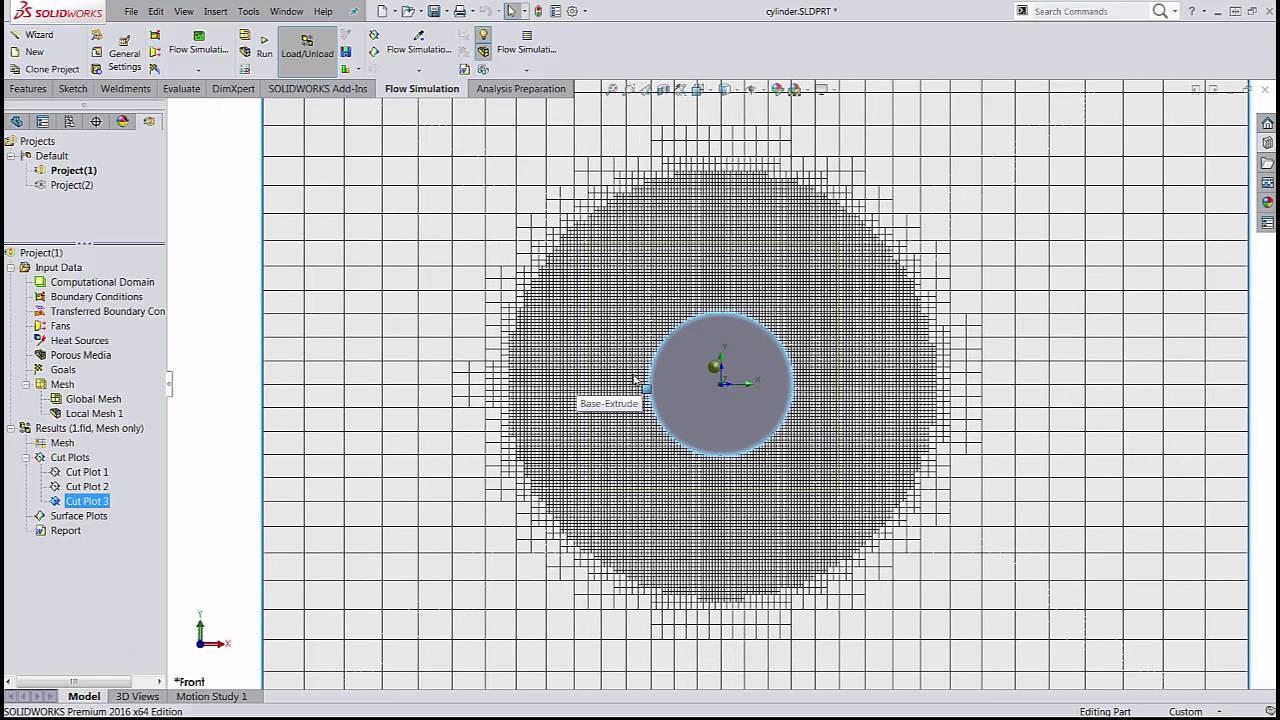 SOLIDWORKS Flow Simulation - Equidistant Meshing